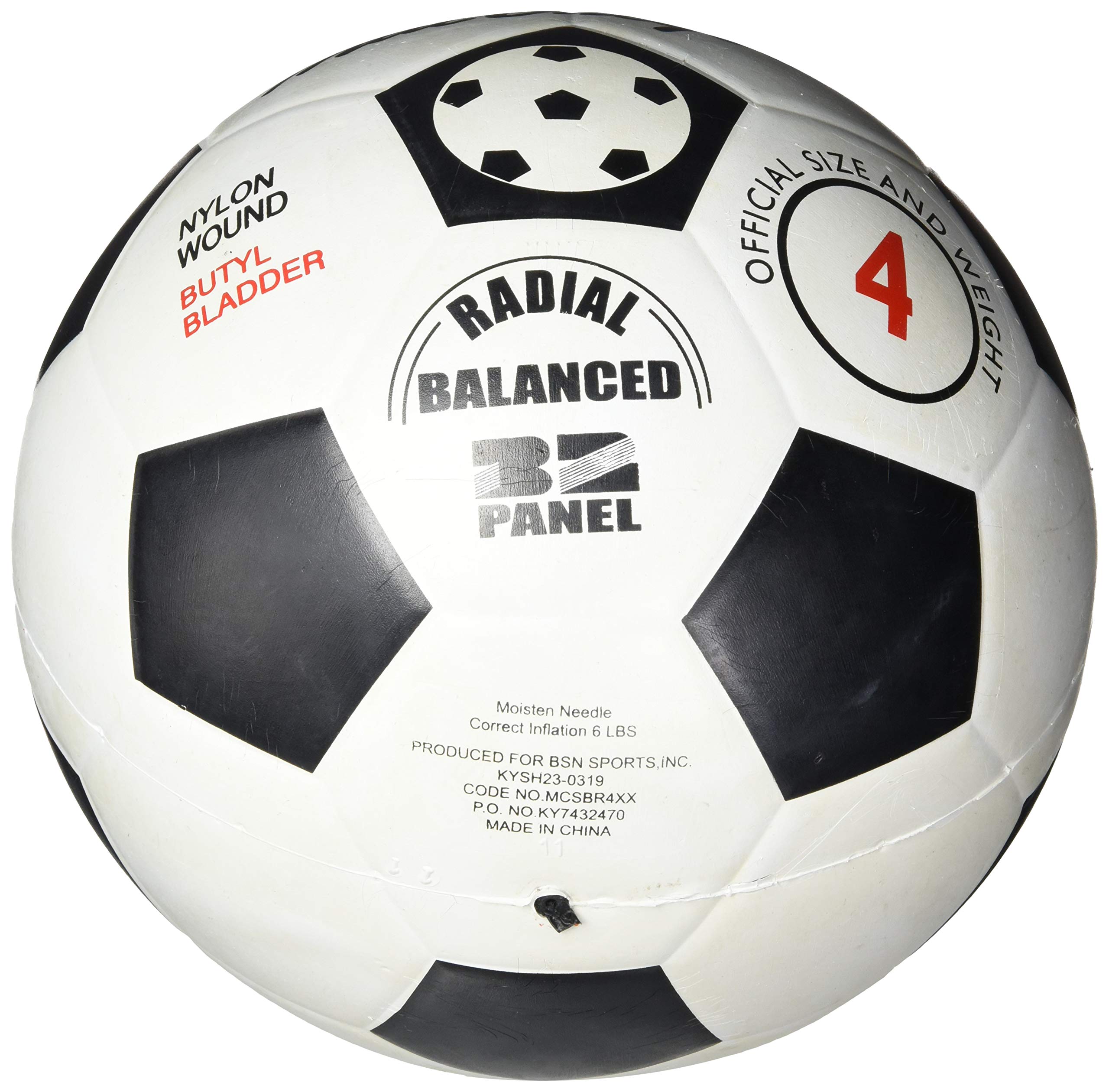 Macgregor Rubber Soccer Ball (Size 4)