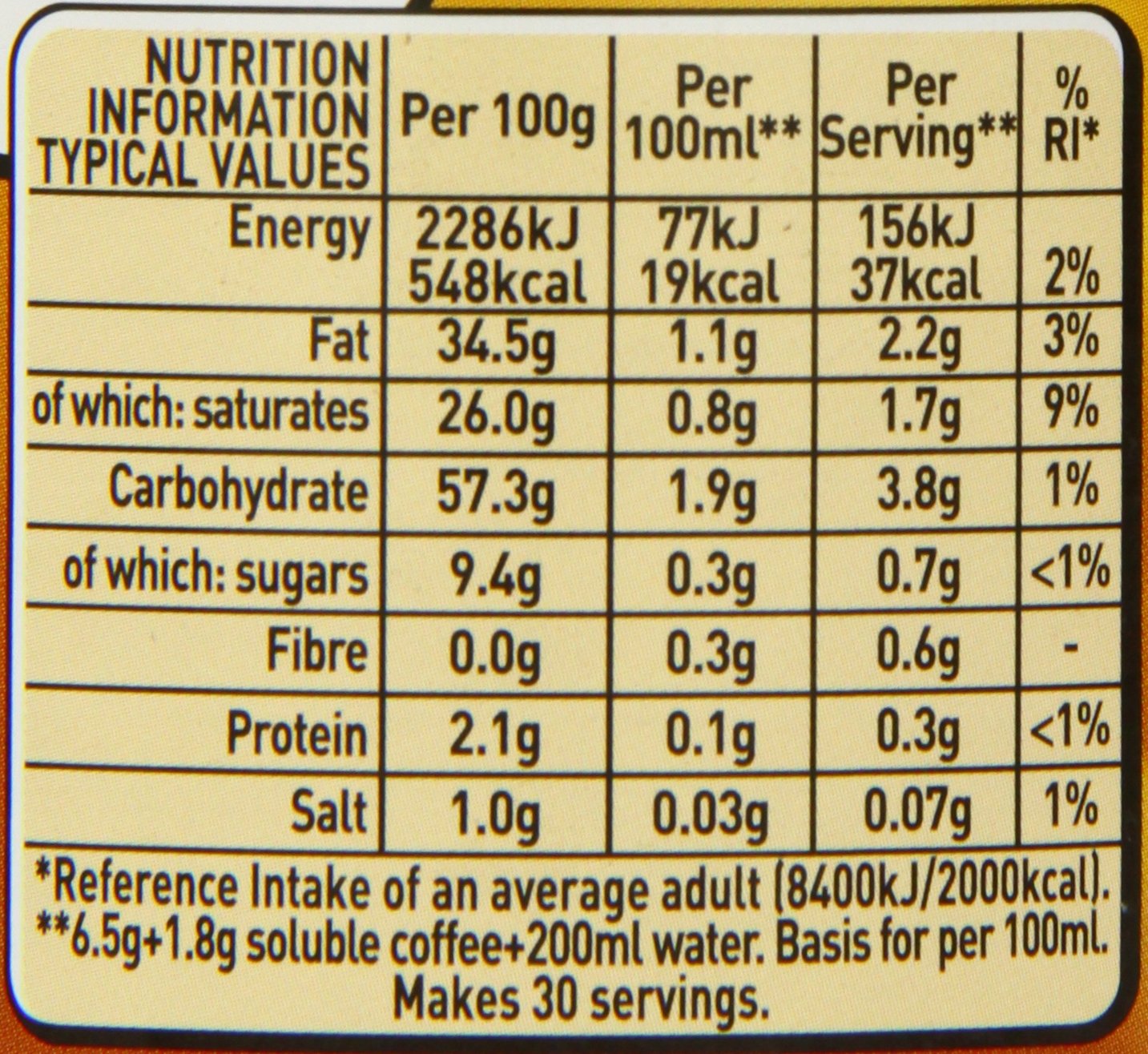 Nestlé Coffee Mate Original 200g, blanchisseur de boissons chaudes pour un café au goût plus crémeux