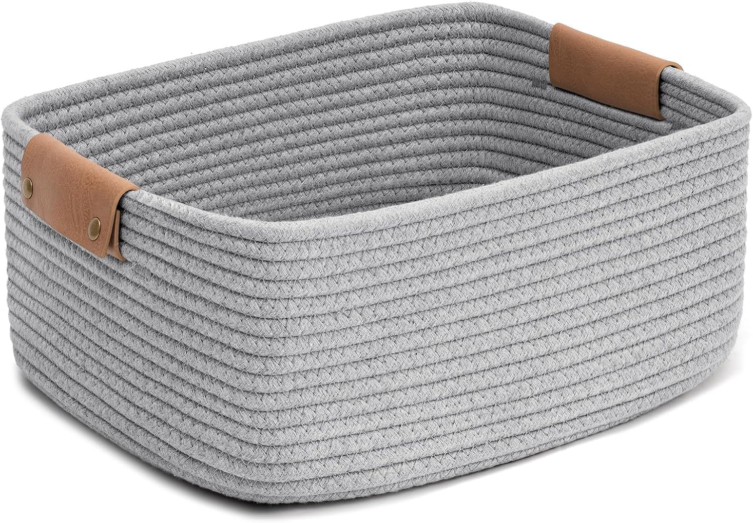ALBY ute Cotton Storage Gift Basket, Rectangle case for Closet, Packing, Wedding Organizer Box Jute Basket Handwoven Eco-Friendly Basket Bins Organizer (12 X 8 X 5 INCH) (Grey) (B0DG9C7DBK) Amazon Price History, Amazon Price Tracker