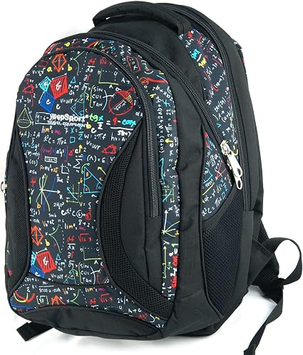 yeepSport S106dx (Algebra) - Zaino Grande da Scuola Media, 38 litri,  prodotto in Europa : Amazon.it: Valigeria