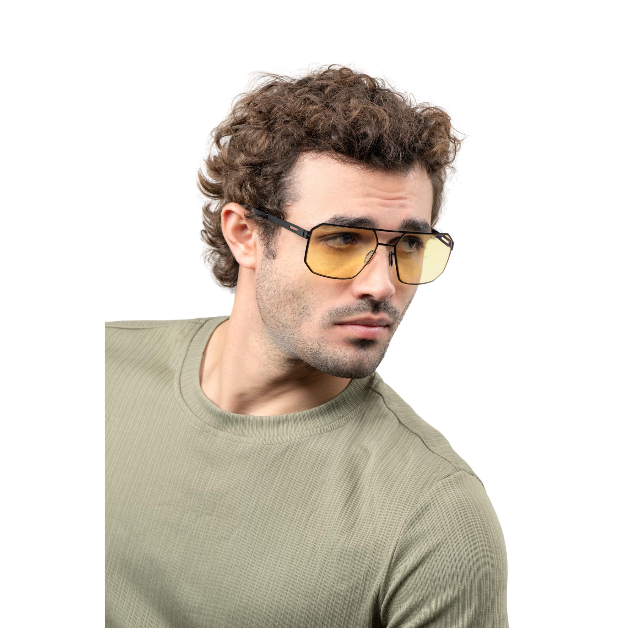 Gunnar NOVATO Occhiali Gaming e Computer – Collezione Titanium, Montatura Onyx