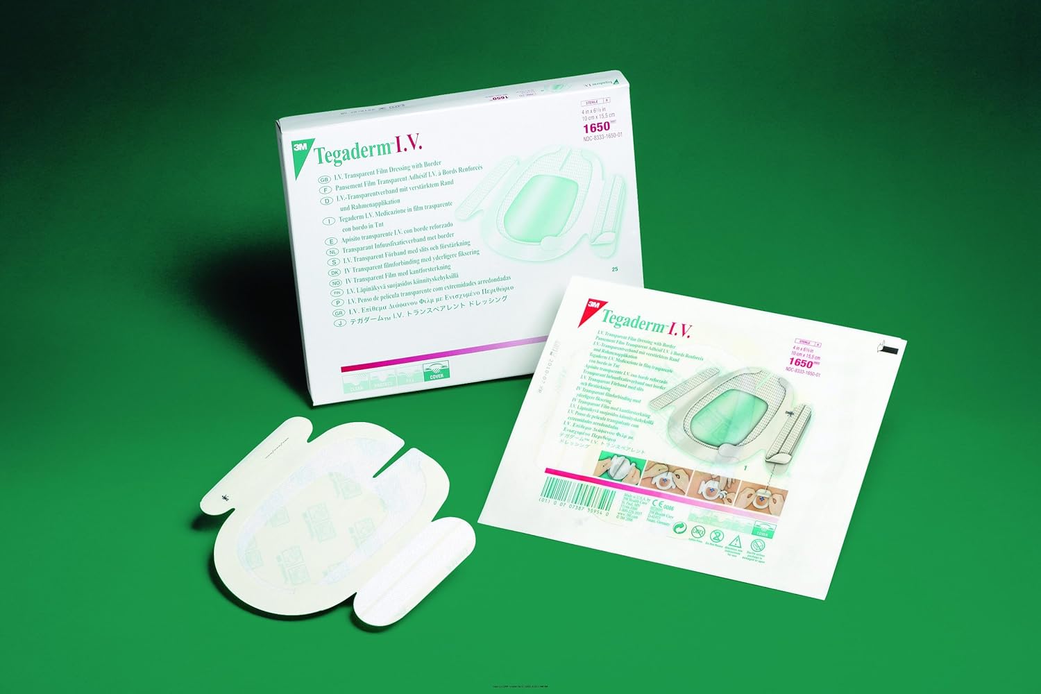 3M Tegaderm Advanced IV Apósitos Tegaderm IV Drs 4 x 6.1 pulgadas, (1