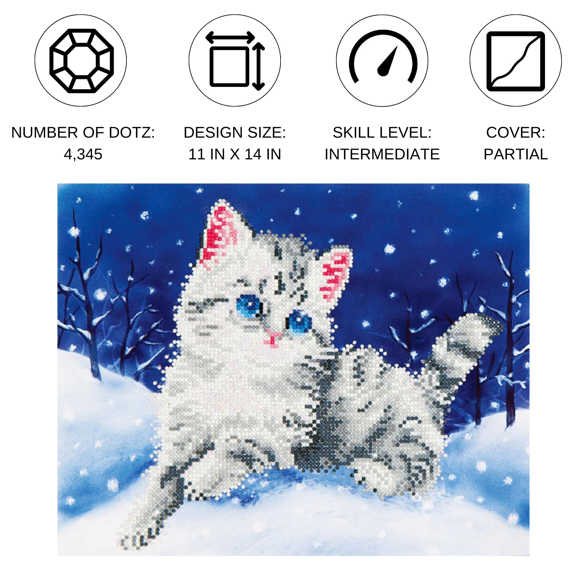 ダイヤモンドアートクラブKitten Bedtime Stories Kitten Bedtime Stories – Diamond Art Club