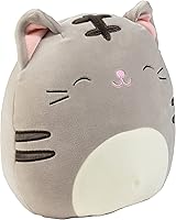 Vista 3 de Squishmallows Mystery 8-Inch Cat Receive 1 Plush - Orange or Grey Cat - Official Jazwares - Collectible Soft & Squishy Kitty Stuffed Animal Toy