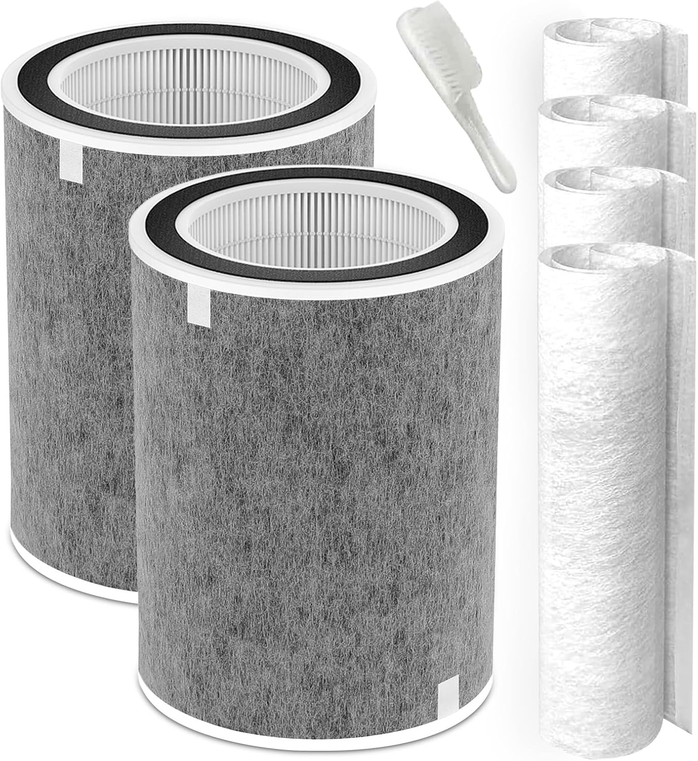 2 Pack HP302 HP201 Filter Replacement Compatible with Shark HP302 HP301 HP201 HP202 HP200 AP1000 HP232 HC501 502 Filter MAX Clean Sense iq Air Puri-fier filter?Part #HE2FKBAS, HE2FKBASMB HP201 Filter-2 Pack