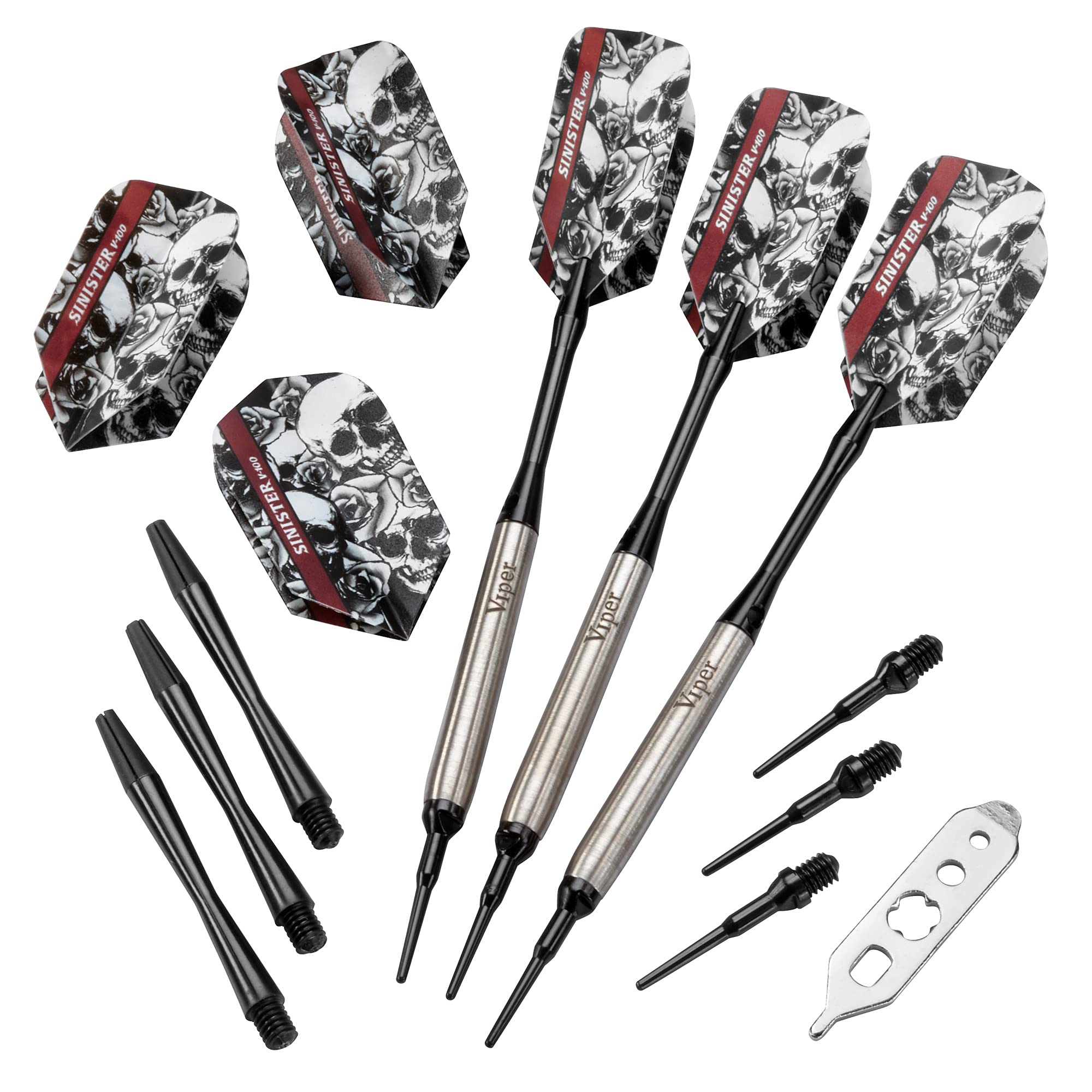 Fléchettes Acier Viper By GLD Products – Barils En Alliage Tungsteel, Tiges Alu, Ailettes Haute Vitesse
