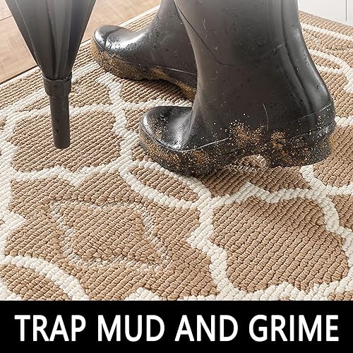 Miniatura 5 de CHICHIC Tapete para interiores de 24 x 36 pulgadas tapete de bienvenida para puerta delantera y trasera tapete para puerta de entrada del hogar
