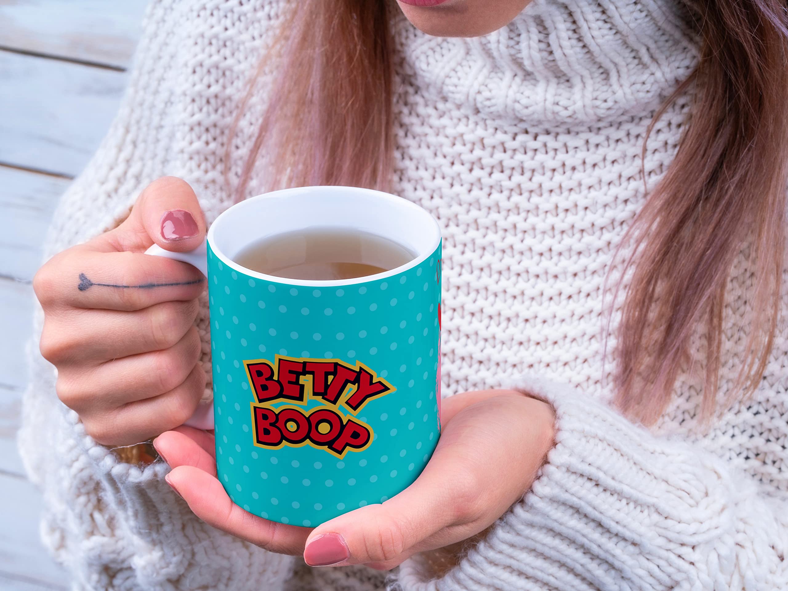 Taza De Café Betty Betty Boop Gran Capacidad Cerámica Adecuada Para