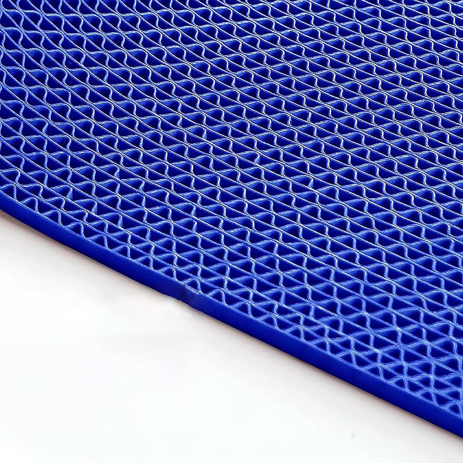 QYMYOZ PVC Drainage Mats For Indoor/outdoor Wet Areas Swimming Pools And Kitchens(Blue,90x100cm)