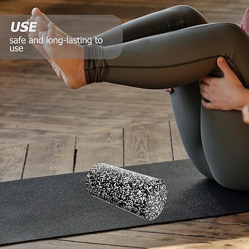 Miniatura 3 de Rodillo de espuma de alta densidad para masaje muscular y alivio de tejido profundo, columna de yoga para equilibrio y lesiones, rodillo corporal