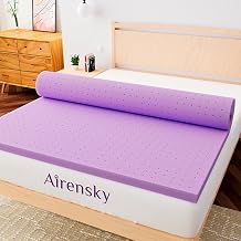 Airensky 2 Inch Cooling Gel Memory Foam Mattress Topper Queen Size