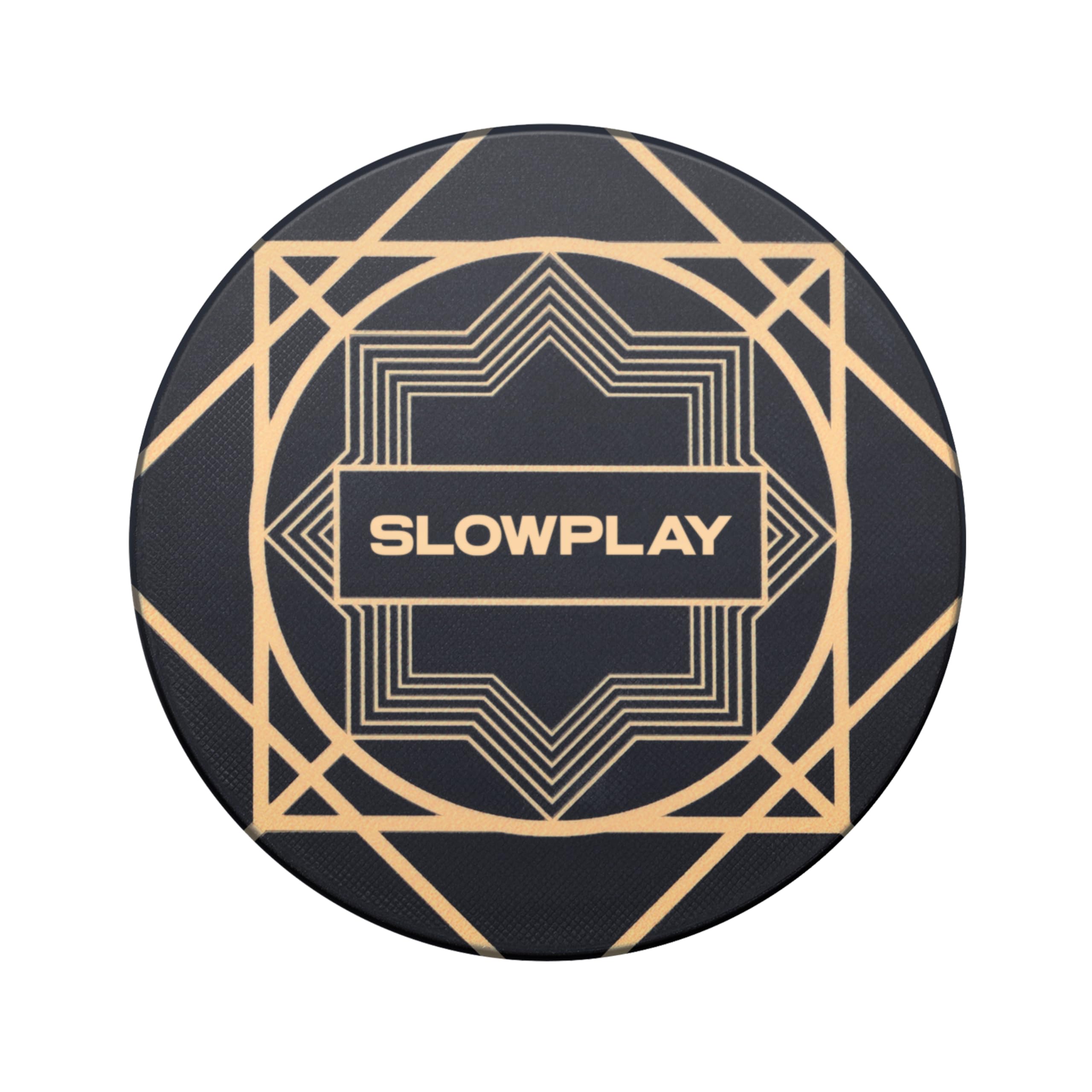 SLOWPLAY Nash Ceramic Poker Chips in Bulk, Casino Grade Ceramic 10-Gram Poker Chip for Texas Hold'em, 39mm Professional Chips Pack of 50 (Black)