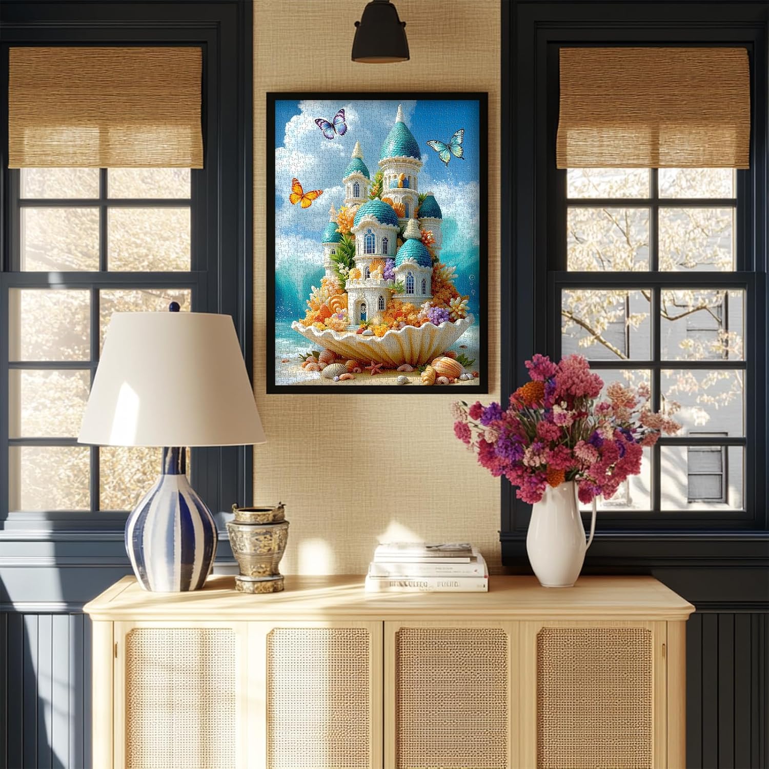 PICKFORU Fantasy Seashell Castle Puzzle for Adults 1000 Pieces image 5