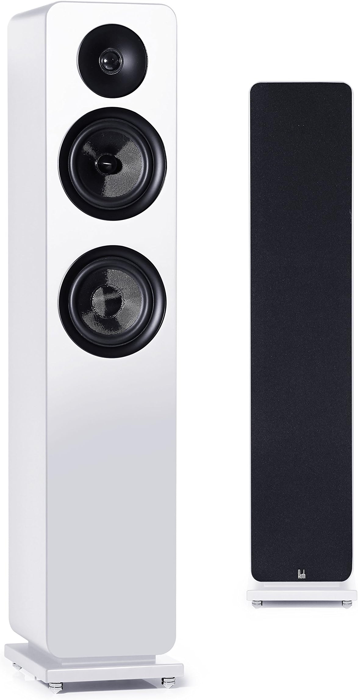 Roth Audio OLI RA3 2-Way Pair Of Floor Standing Tower Speakers Finished in White
