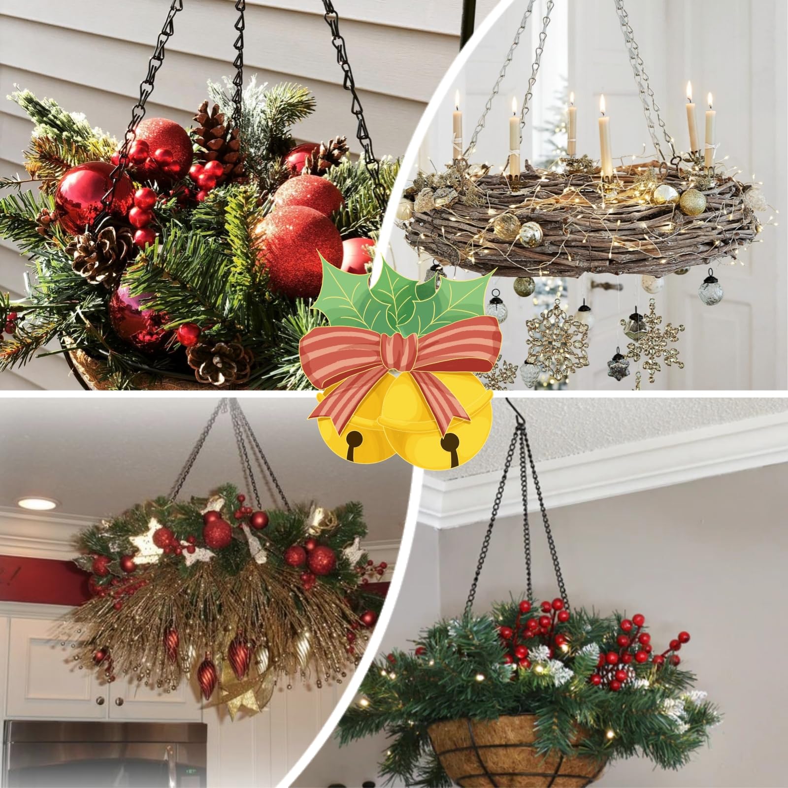 Amazon.co.jp: ZOOFOX 9本パック 24インチ 吊り下げチェーン 3本の