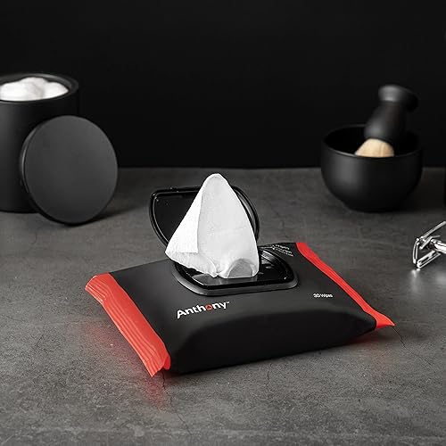 Miniatura 3 de Anthony Crema de día SPF 30 humectante facial para hombre con protector solar, 3 onzas líquidas, toallitas exfoliantes y rejuvenecedoras glicólicas,