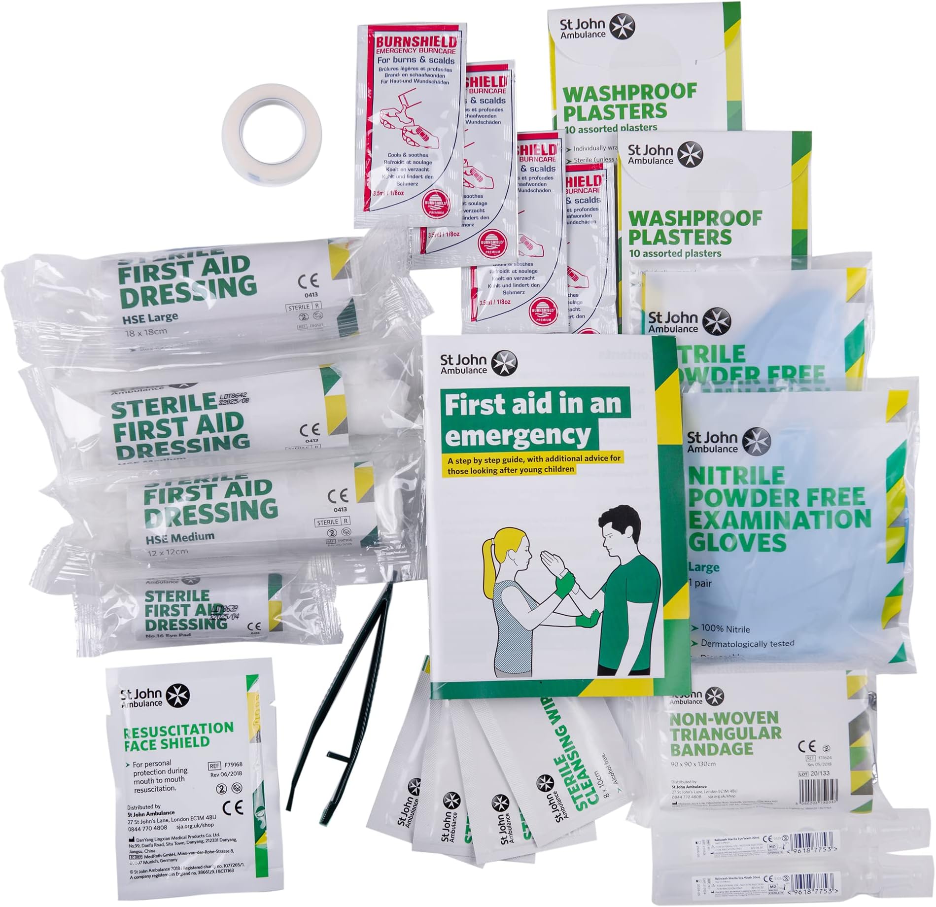 St John Ambulance F30563 Universal First Aid Refill Kit