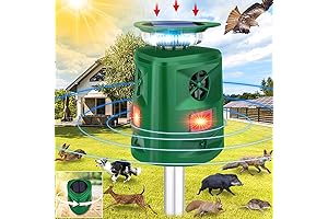 Solar Ultrasonic Animal Repeller: Shield Your Outdoors from Unwanted Guests