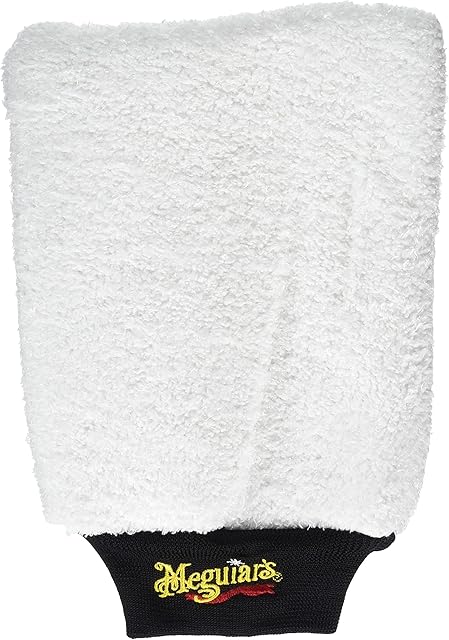 Meguiar's X3002 Microfibre Car Wash Mitt, White