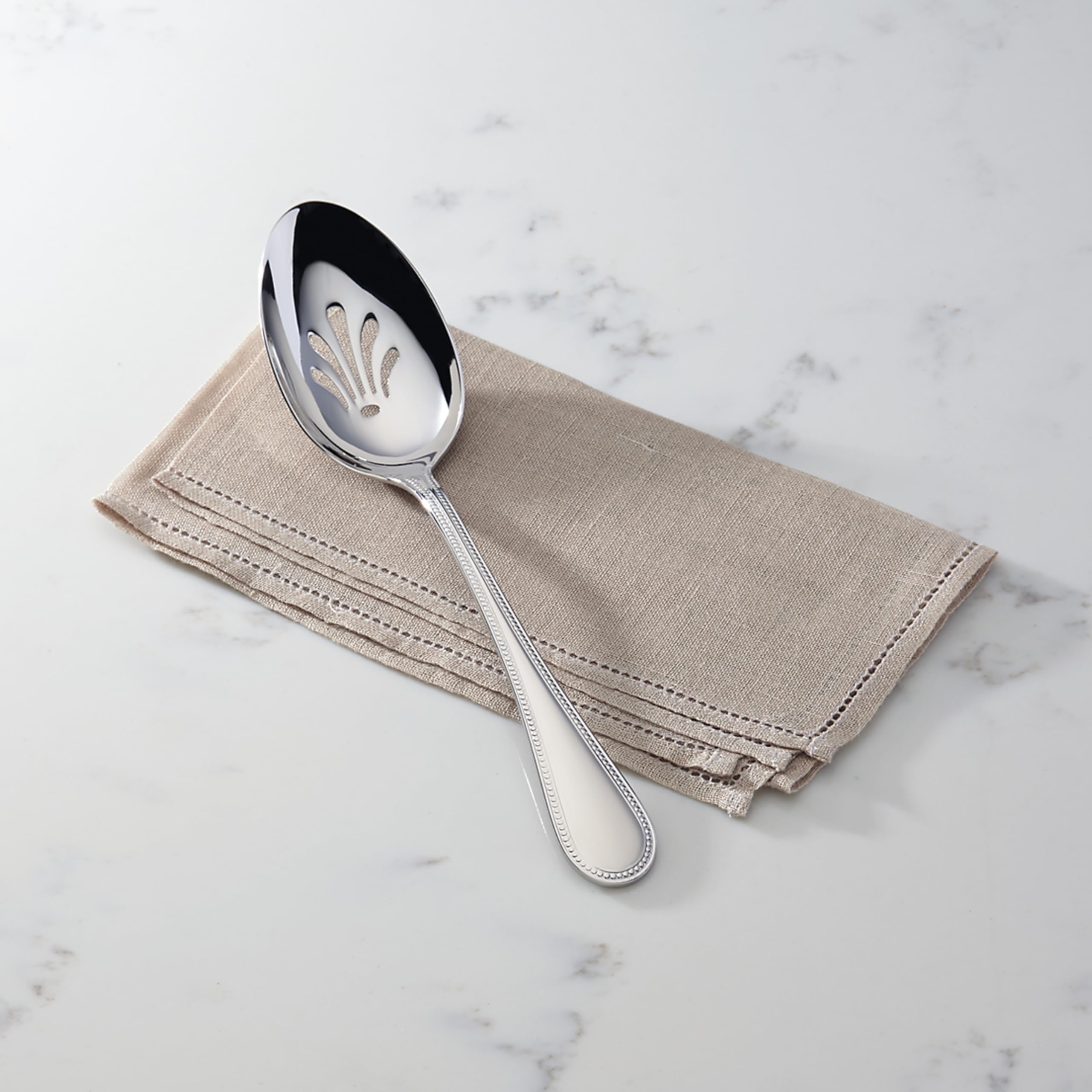 Amazon.com: Reed And Barton 4230490 Lyndon Pierced Buffet Spoon