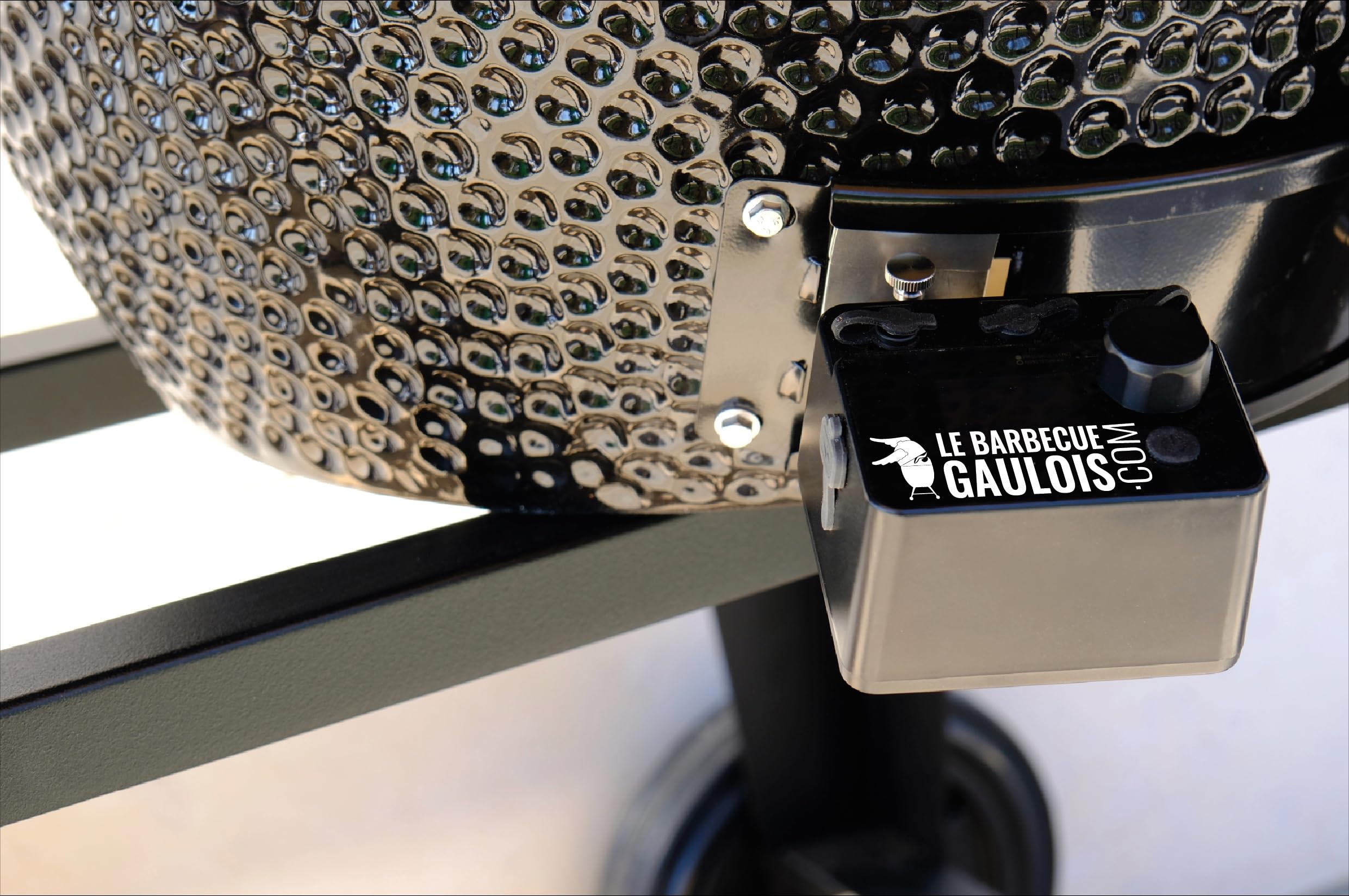 Kamado - Regolatore di temperatura digitale per barbecue con display LCD, 3 sonde di temperatura