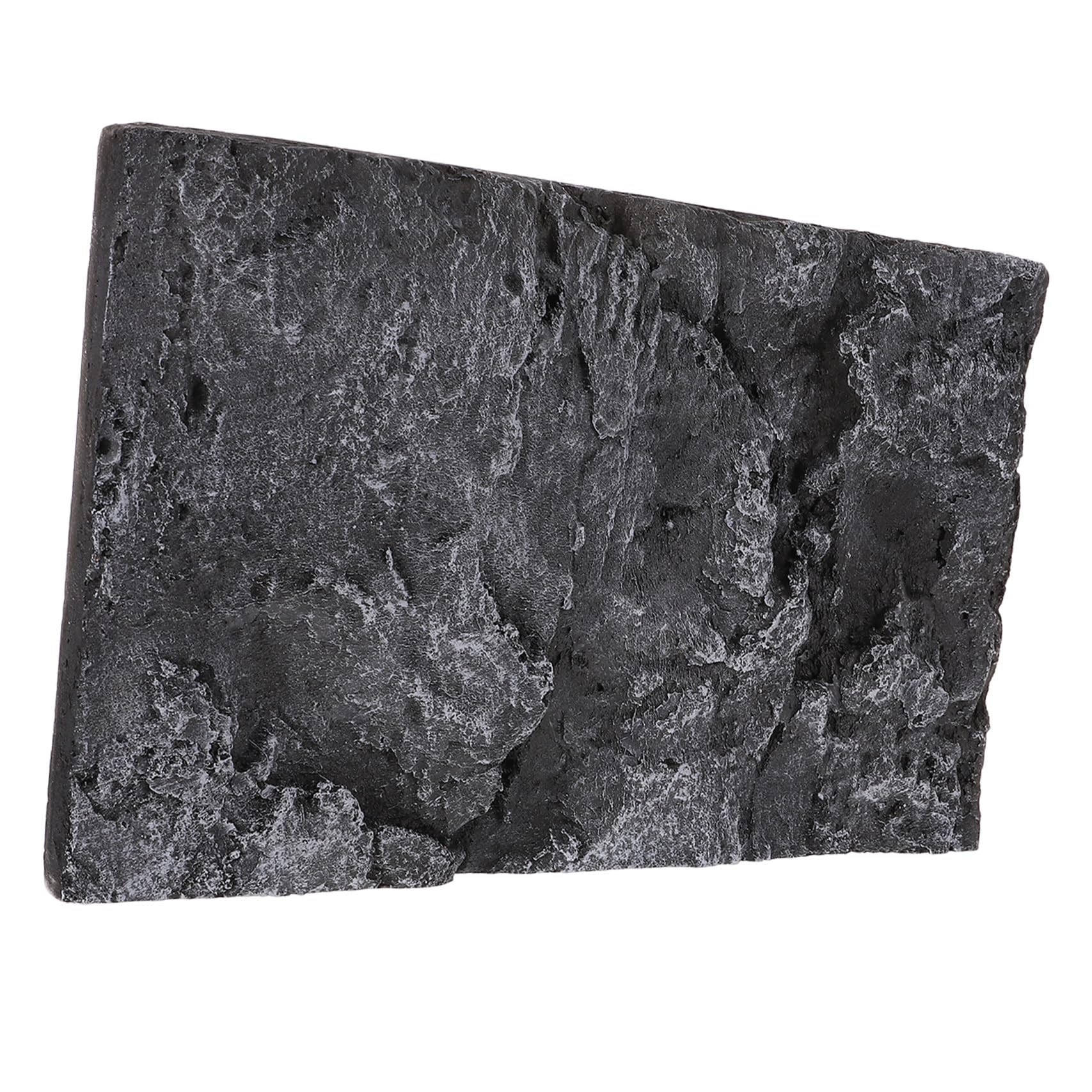 Fondo negro para tanque de reptiles y tortugas acuáticas con relieve 3D 1