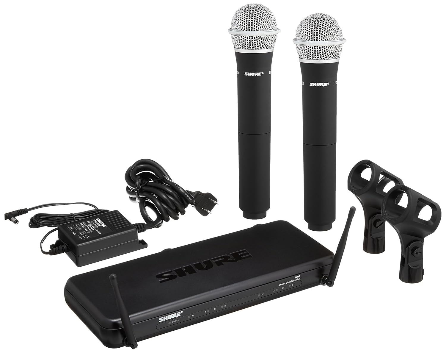 Shure SVX288/PG58 Dual Hand Wireless Microphone System Amazon.in