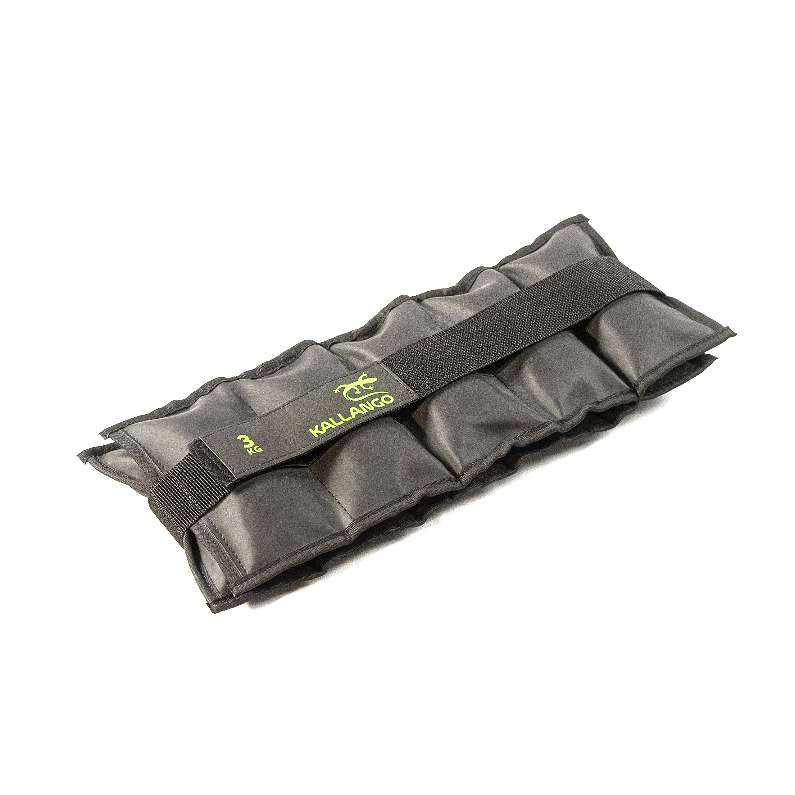 KALLANGO Profissional Emborrachada, Par Caneleira Peso Adulto Unissex, Preto (Black), 03