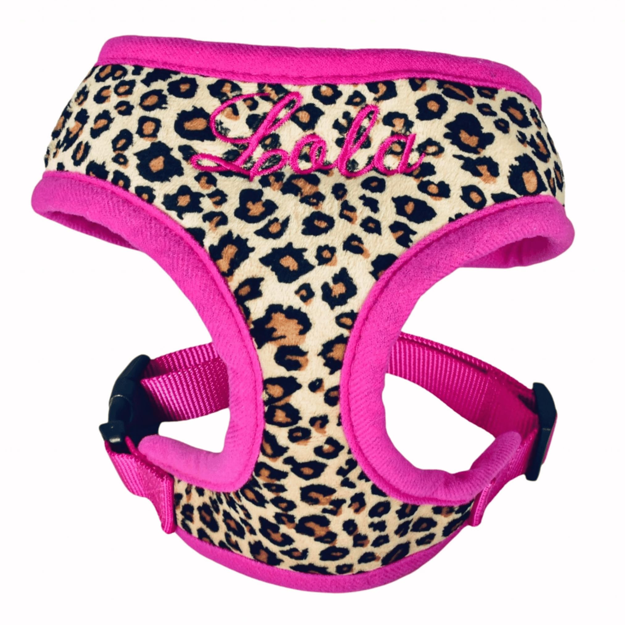 SASSY DOG Fashions Leopard Plush Harness