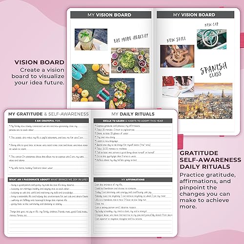 Miniatura 5 de Clever Fox Planificador  Planificador semanal y mensual sin fecha para productividad, gestión del tiempo y objetivos  Diario organizador  A5 (rosa