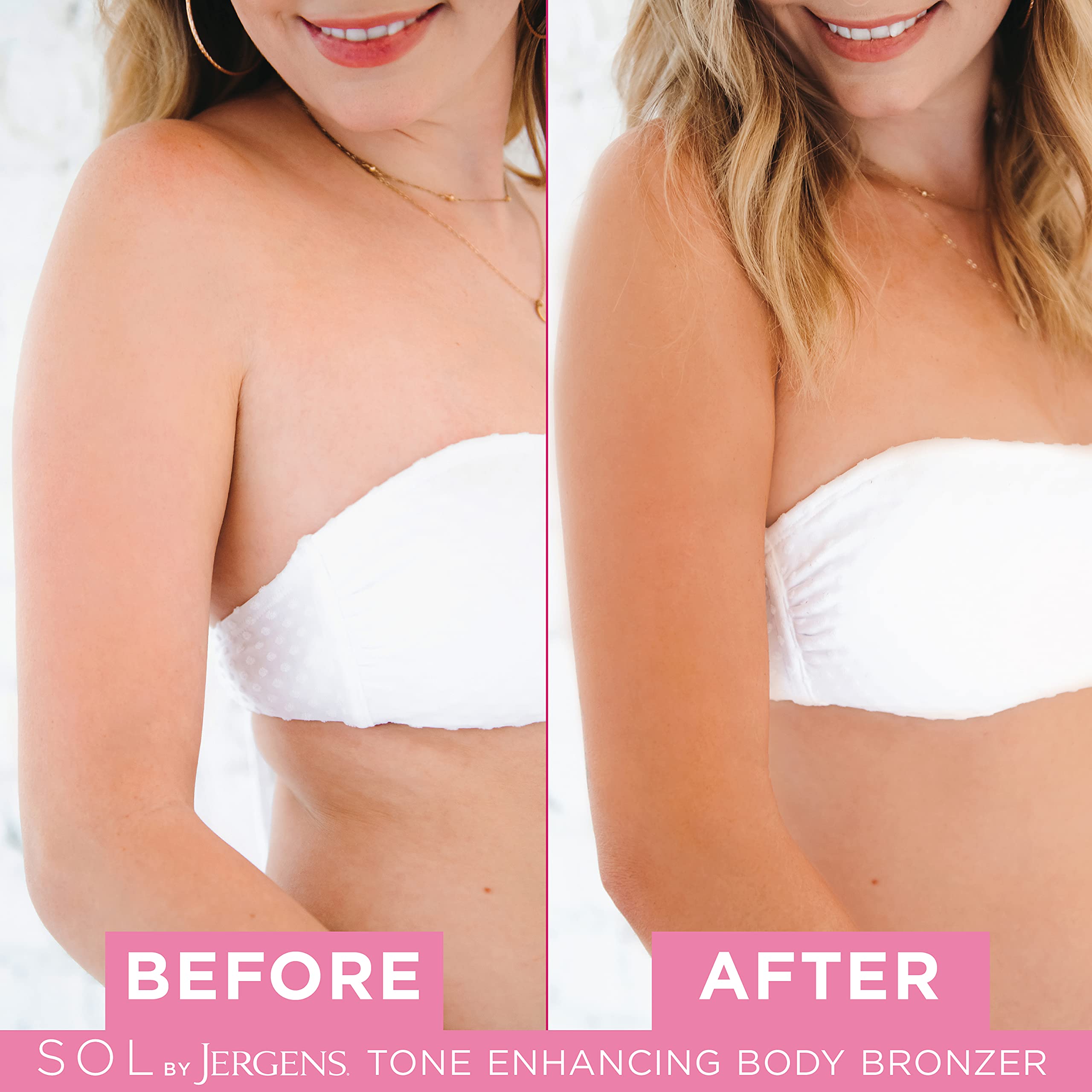 SOL by Jergens Self Tanner Body Bronzer, For All Unique Skin Tones