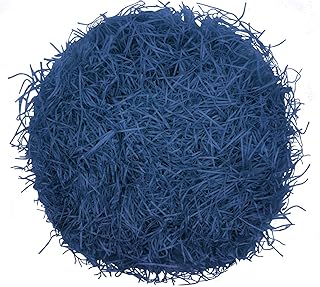 100g Raffia Material de Relleno para Cestas de Regalo Papel Triturado para Rellenar Cestas de Fiesta y Envolver Regalos para Decoraciones de Cajas de Regalo(100g, Azul Oscuro)