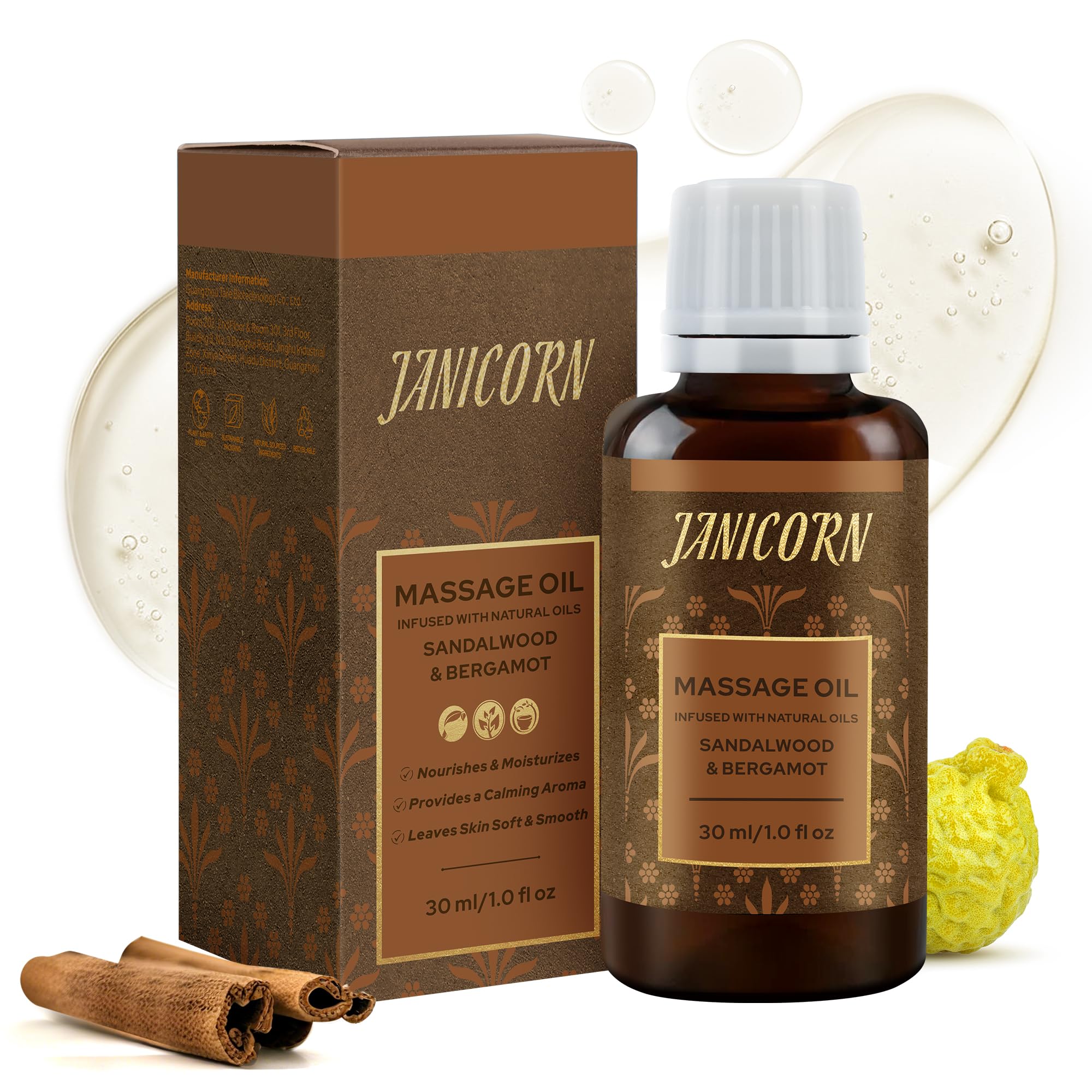 Amazon.com : JANICORN Sandalwood & Bergamot Aromatherapy Massage