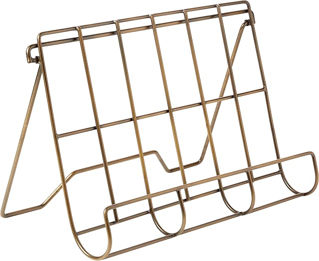 Garden Trading Brompton Cook Book Holder, Iron, Antique Brass Finish, One Size