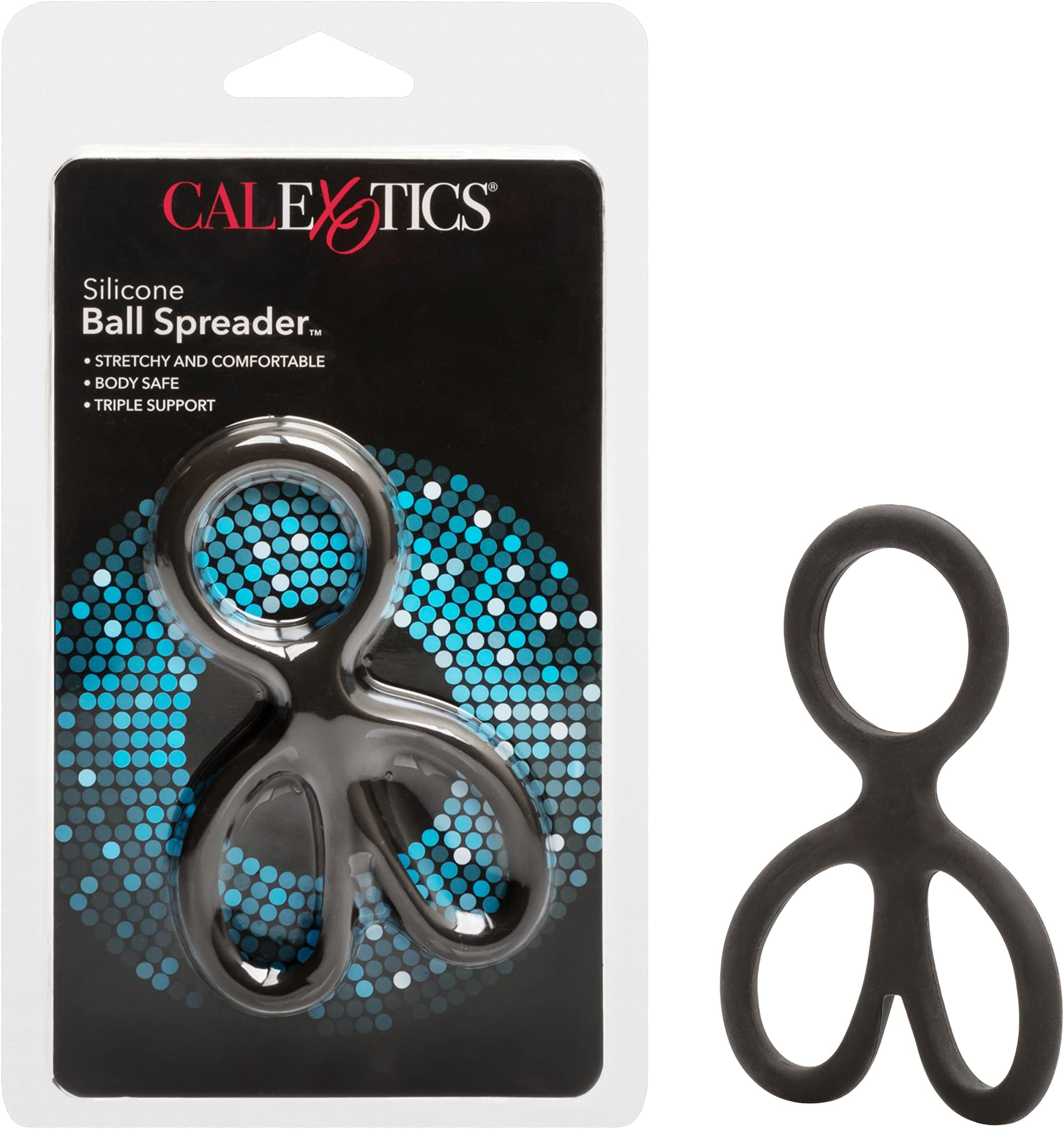 CalExotics Ball Spreader Love Rings, Black