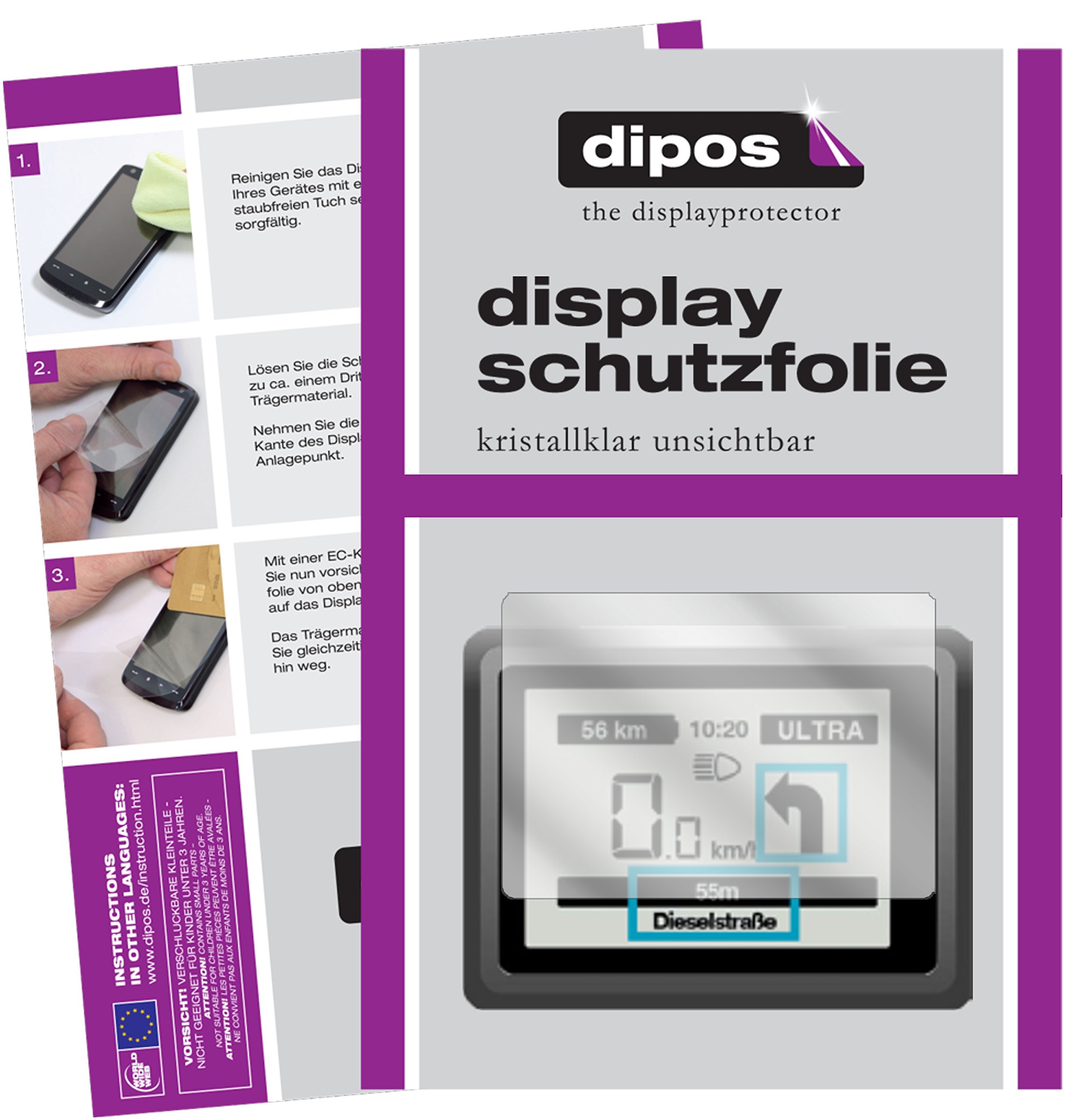 3x pellicola protettiva antiriflesso per artfone C1