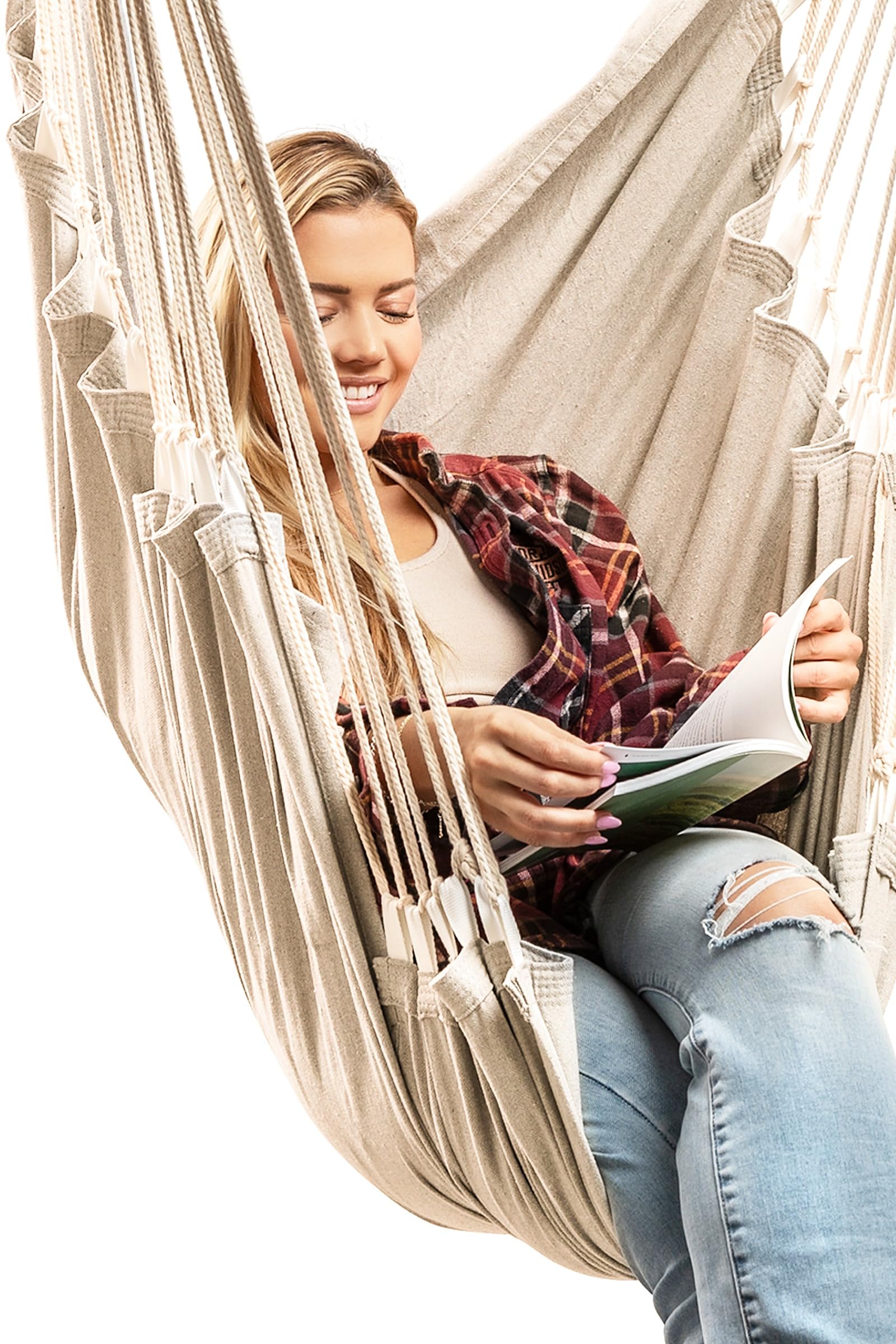 hängematte indoor erwachsene Hängesessel für Schlafzimmer, Terrasse, Veranda oder Zimmer – Hängematten-Schaukel – Outdoor- & Indoor-Schaukel für – schnelle & einfache Einrichtung mit Hardware-Kit – geräumige Garten forktravel:180mm Color:ECLIPSE BLACK Camping Baia Saraceno, Palau