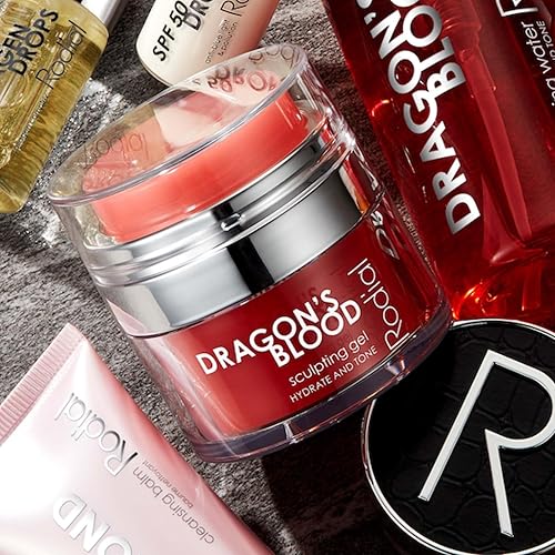 Miniatura 4 de Rodial Dragon's Blood Sculpting Gel 0.3 fl oz  Crema facial rejuvenecedora y ultrahidratante  Fórmula refrescante de gelcrema  Fórmula de colágeno