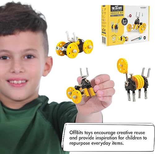 Miniatura 4 de Juguetes de construcción de vástago de vehículo, juguete educativo para construir tu propio robot para niños de 6, 7, 8, 9 años o más, kit de