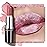Anglicolor Glitter Pink Lipstick,High Impact Lipcolor,Lightweight Hydrating Formula Smooth and Non-Sticky,Metallic Lipstick For Women,Full-Coverage Lip Color (11 HIP & HIPPIE, 4g)