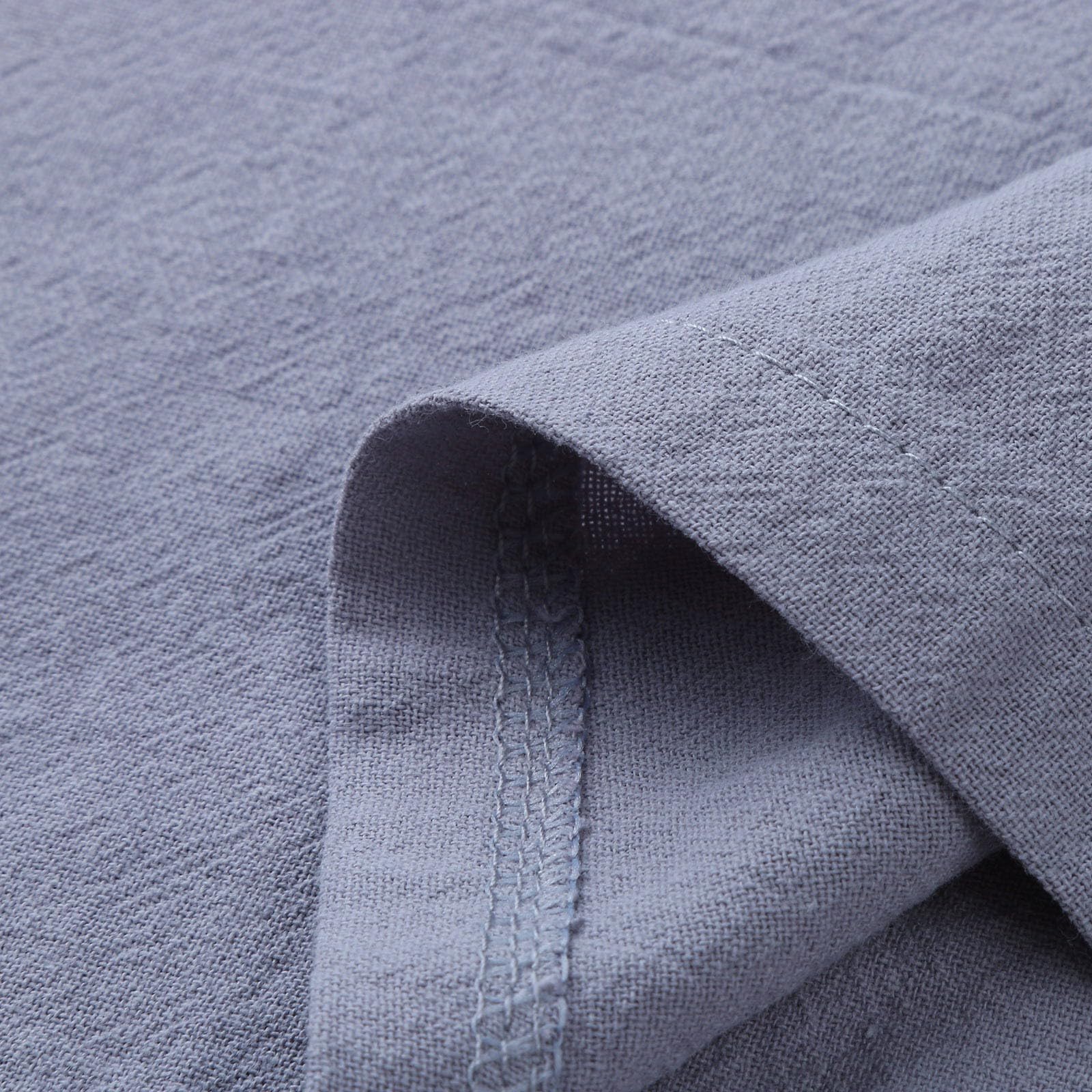 Maglia a maniche lunghe da uomo, sottile, tinta unita, con scollo a V, per il tempo libero, con lacci, leggera, a maniche lunghe, per attività all'aperto, comoda, casual, comoda