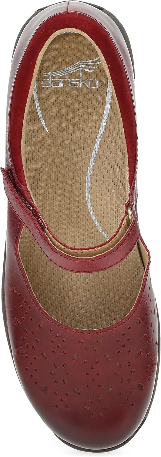 Dansko Stacy Mary Jane - Lightweight Support in a Versatile Style- Slip-Resistant Rubber Outsole Suitable for Dry, Wet, and Oily/Wet Surfaces