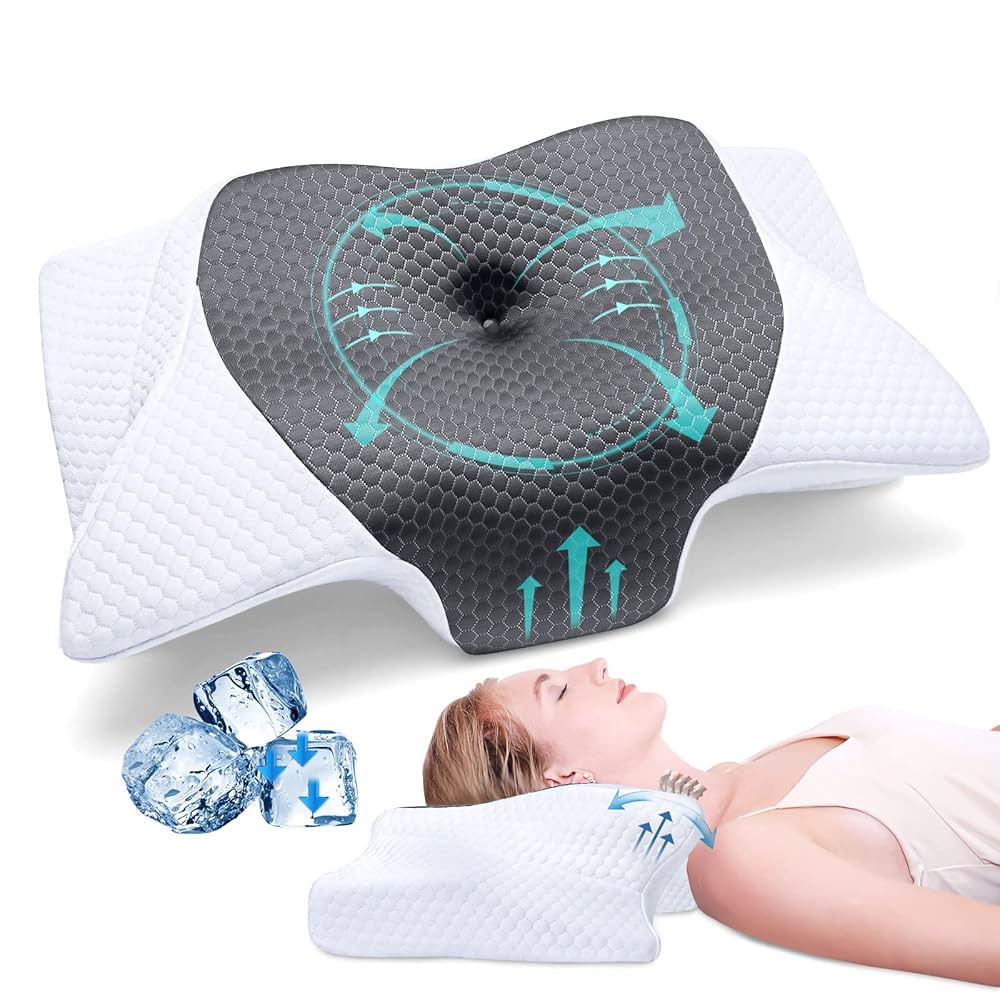 Amazon.com: SAHEYER Neck Pillow, Slow Rebound Memory Foam