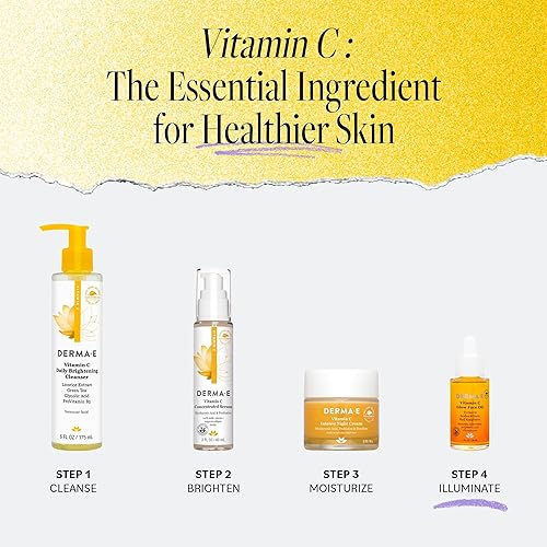 Miniatura 5 de DERMA E Aceite de brillo de vitamina C 1 oz