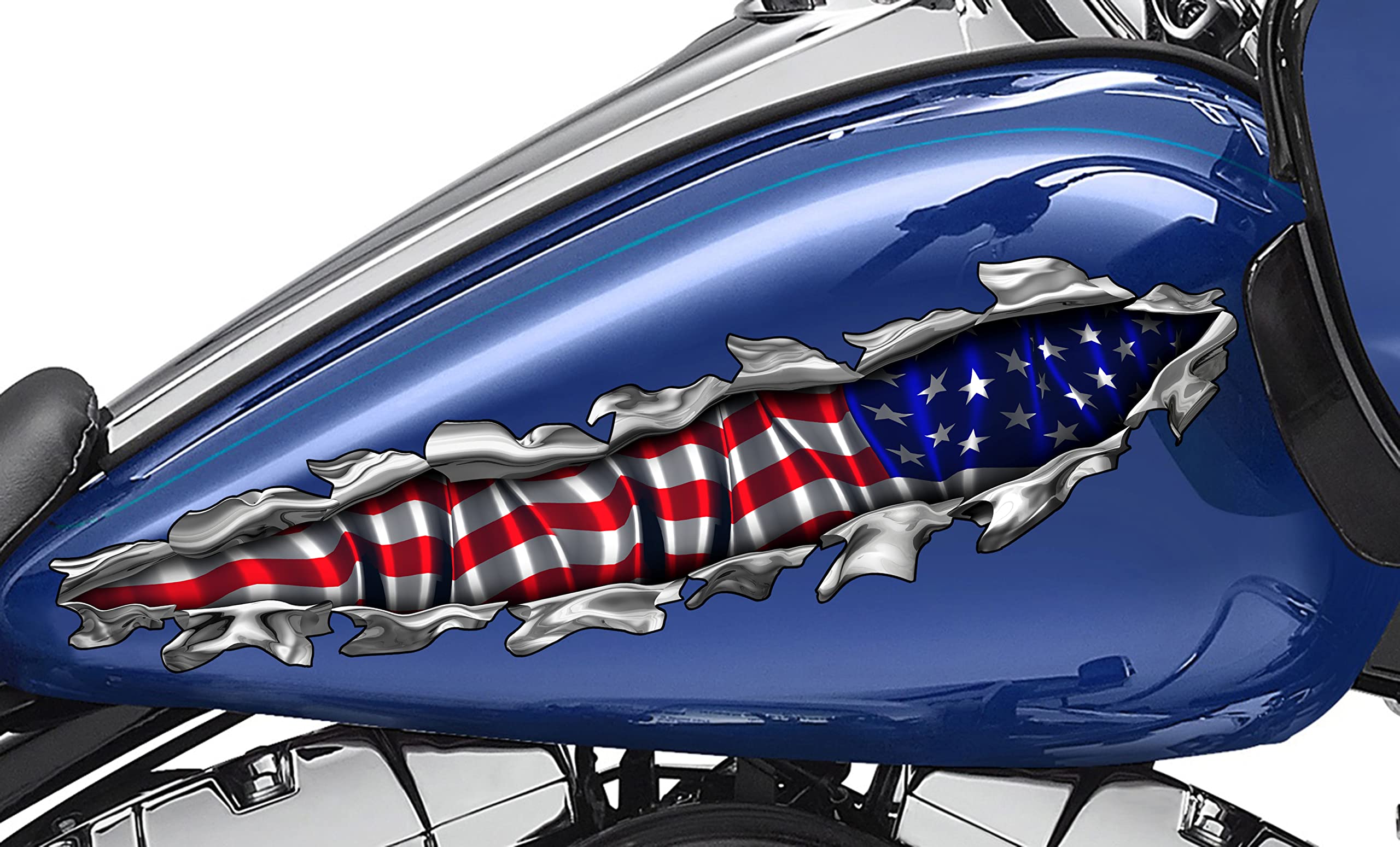 Ripped Flag Custom Paint Best FLAGS