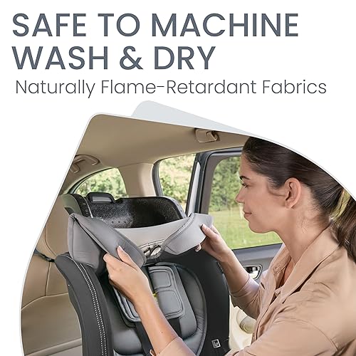 Miniatura 9 de Britax Poplar S Asiento convertible para automóvil, asiento de automóvil 2 en 1 con diseño delgado de 17 pulgadas, tecnología ClickTight, grafito