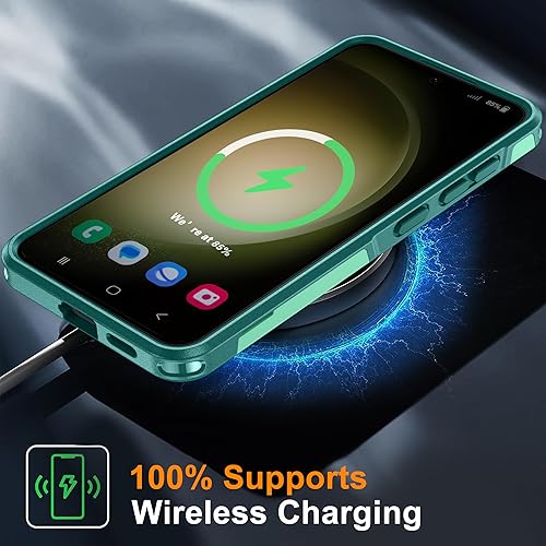 Vista 28 de Oterkin Funda para Samsung Galaxy S24 Plus, protección de grado militar de 10 pies, funda S24 Plus [a prueba de golpes] [resistente a las caídas]