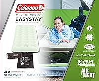 Vista 2 de Coleman Colchón de aire con parte superior de felpa suave Cama de aire inflable de una sola altura EasyStay
