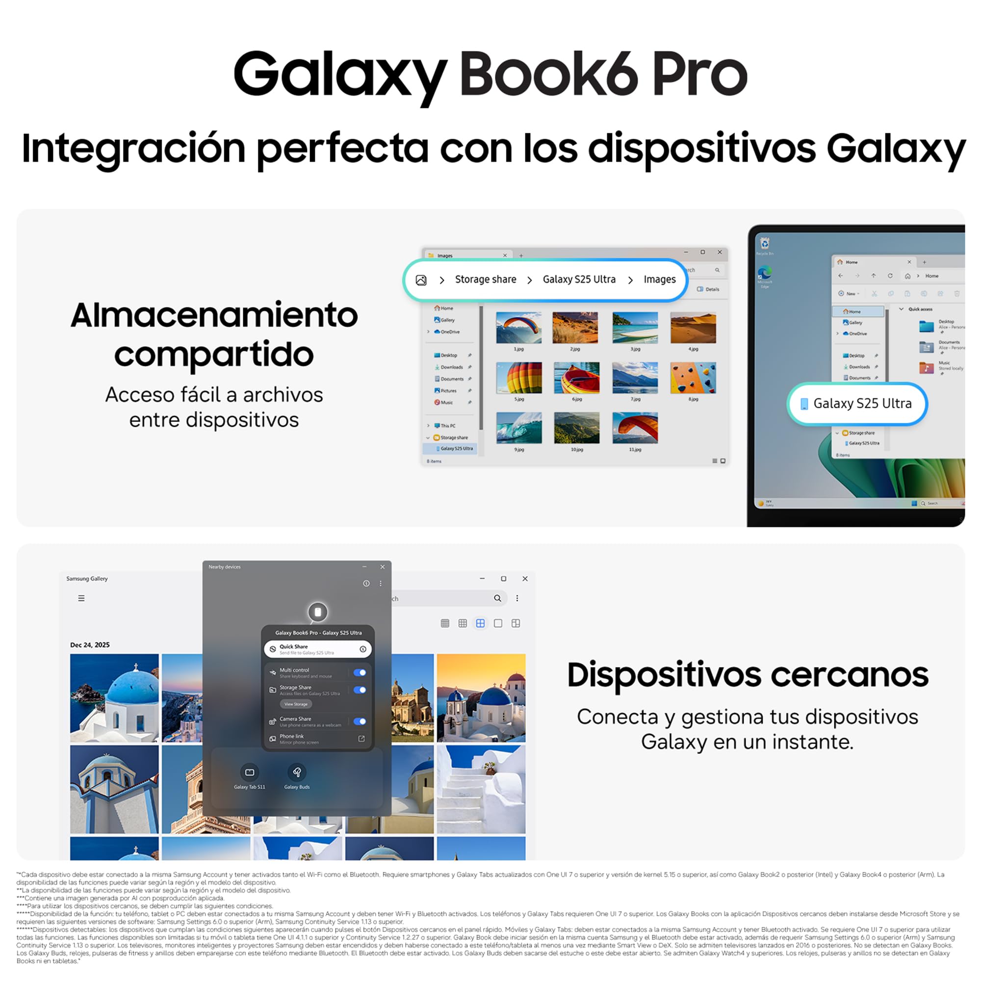 Samsung Portátil Galaxy Book6 Pro, Copilot+ PC, Intel Core Ultra 7-356H, 16GB, 512GB SSD, 16", W11