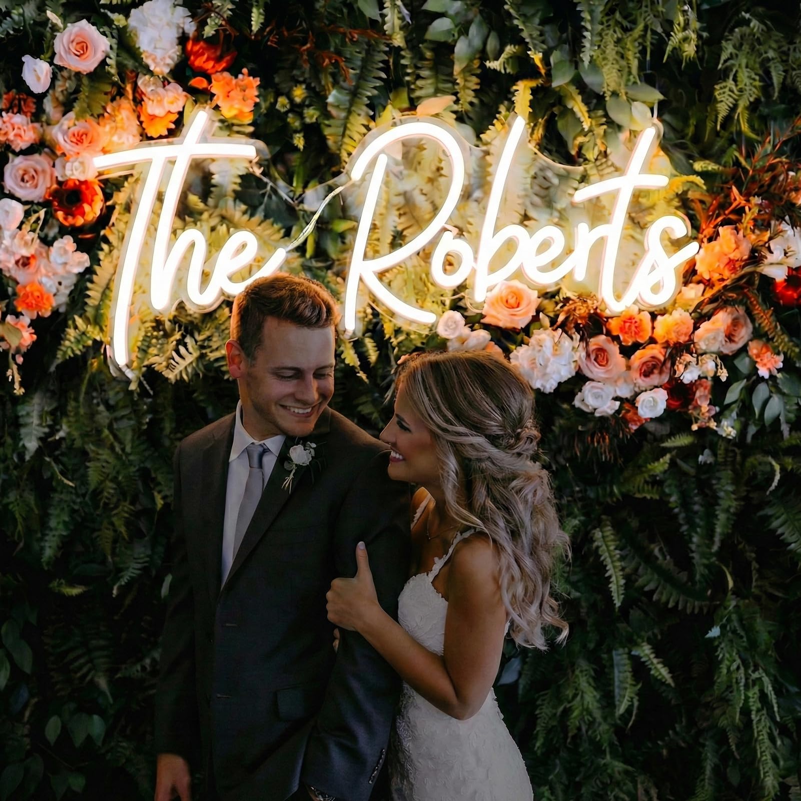 LC Sign Custom Neon Sign, LED Name Signs Customizable for for Wedding Events Prom, Personalized Led Neon Light Gifts for Bedroom Wall Decor, Office Coffee Bar Shop Business Signs